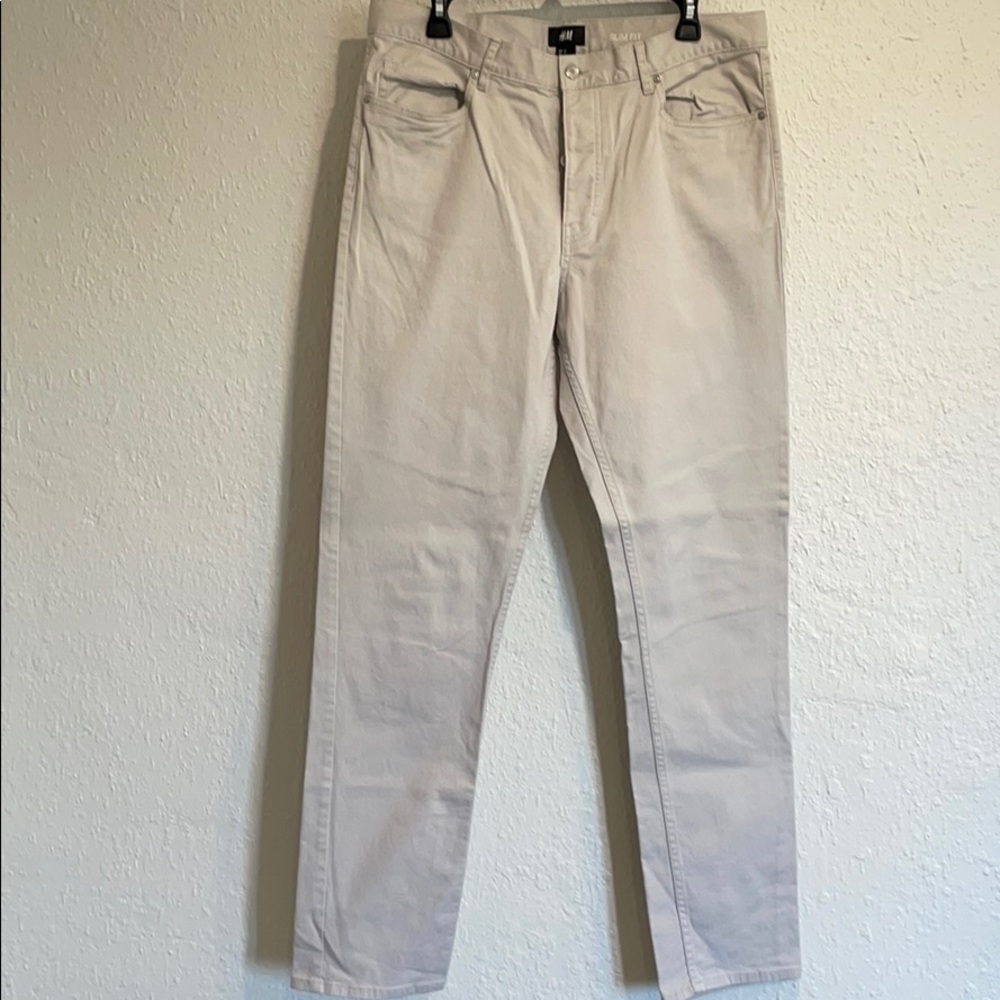 NWOT 34 Slim Fit Lightweight Denim Pants/Chinos